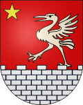 Wappen Gemeinde Châtel-sur-Montsalvens Kanton Freiburg